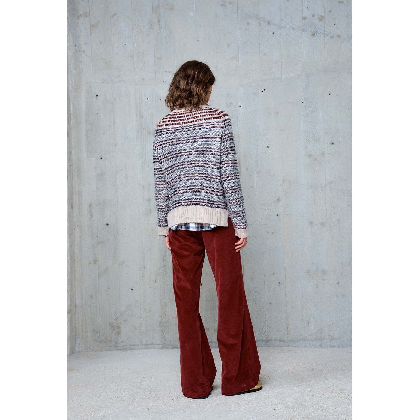 Pull Jacquard Linoa - Ecru - Image 5