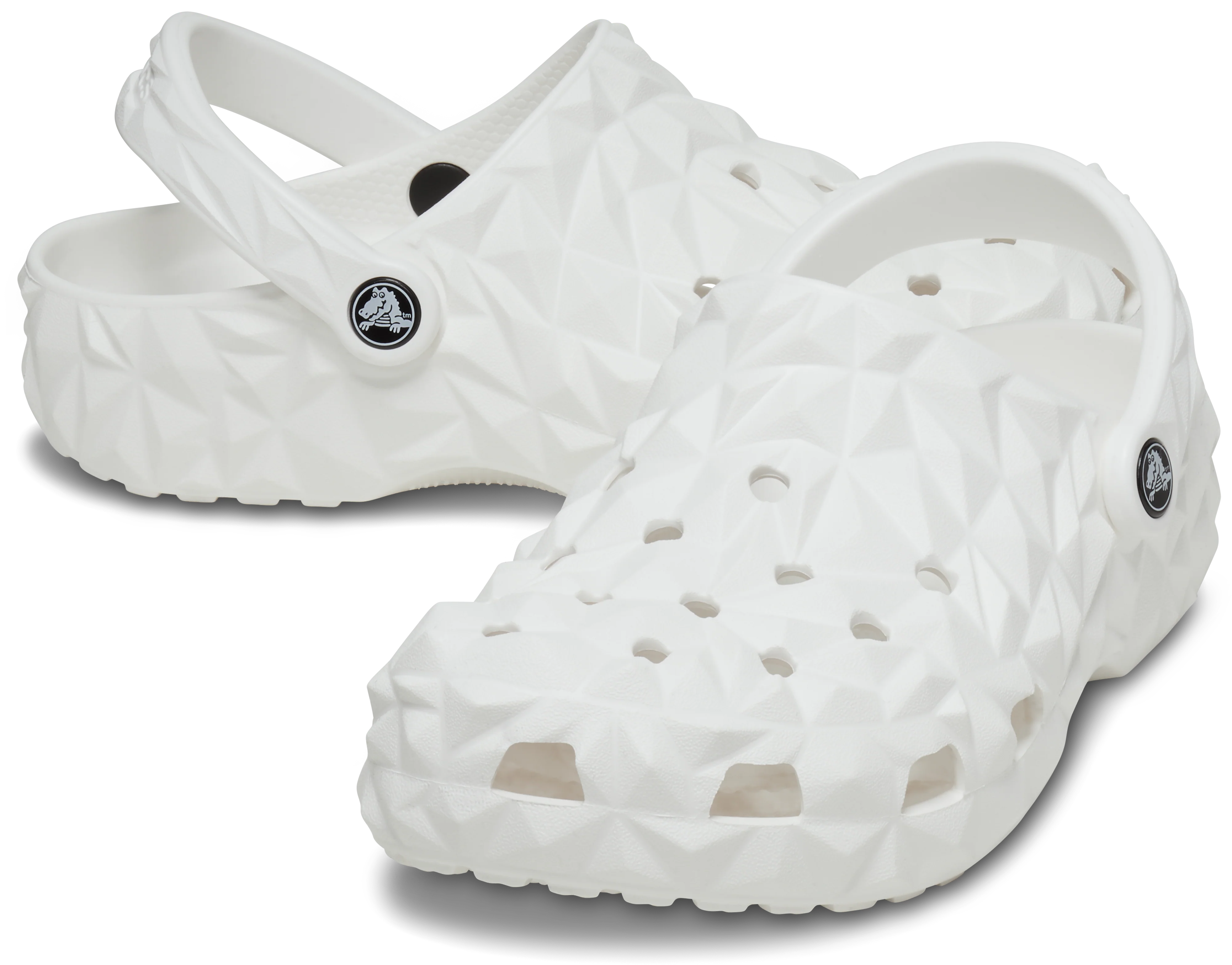 Sabots Sabots Femme Classic Geometric Clog Whi Blanc - Blanc - Femme - Image 2