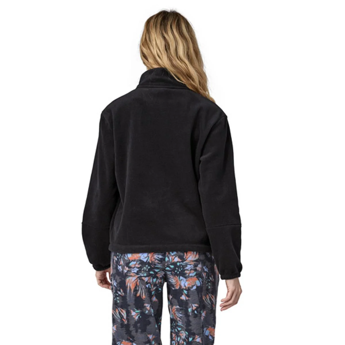 Patagonia - Sweat Microdini 1/2-Zip - Noir - Femme - Image 2