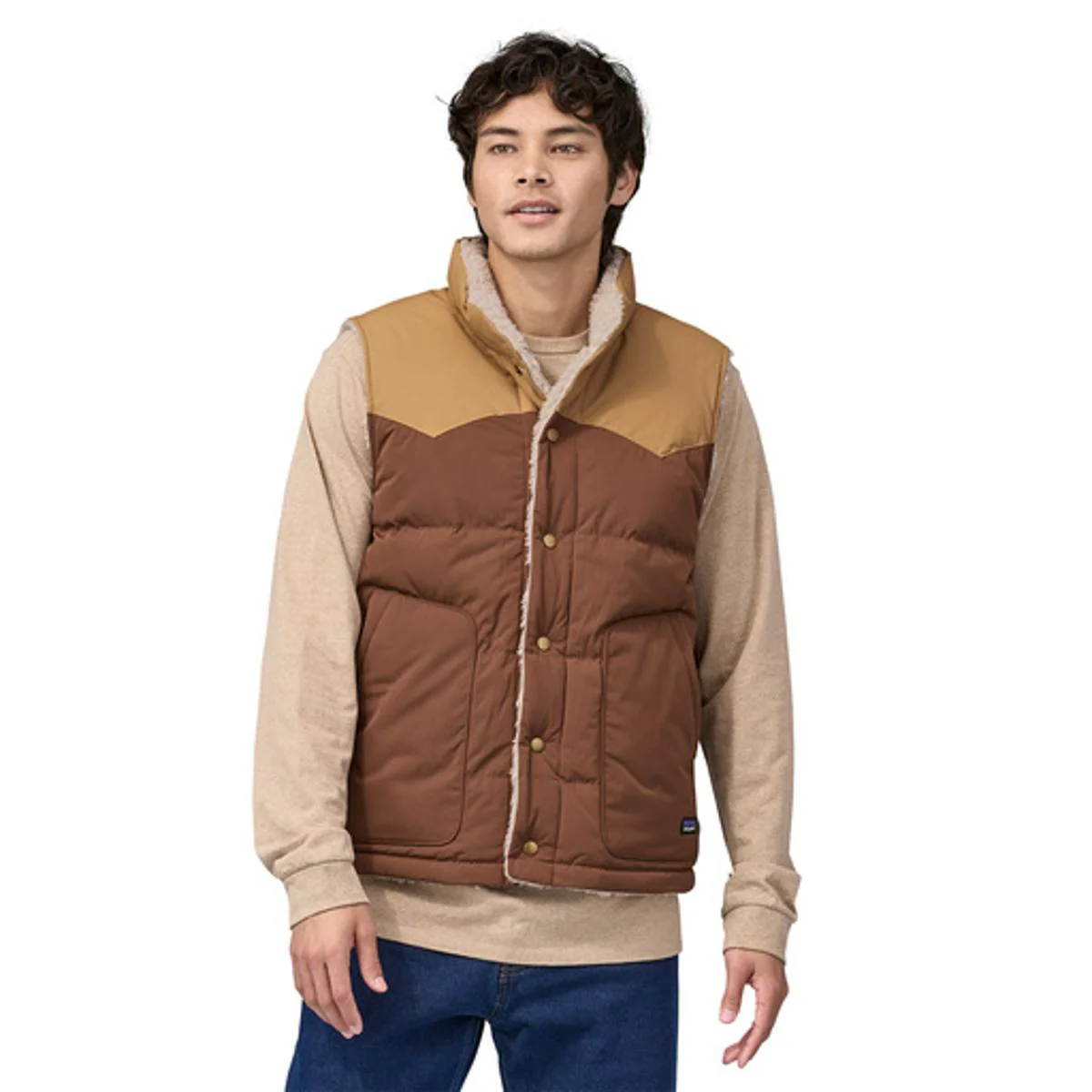 Patagonia - Veste Reversible Bivy Down - Marron - Image 2