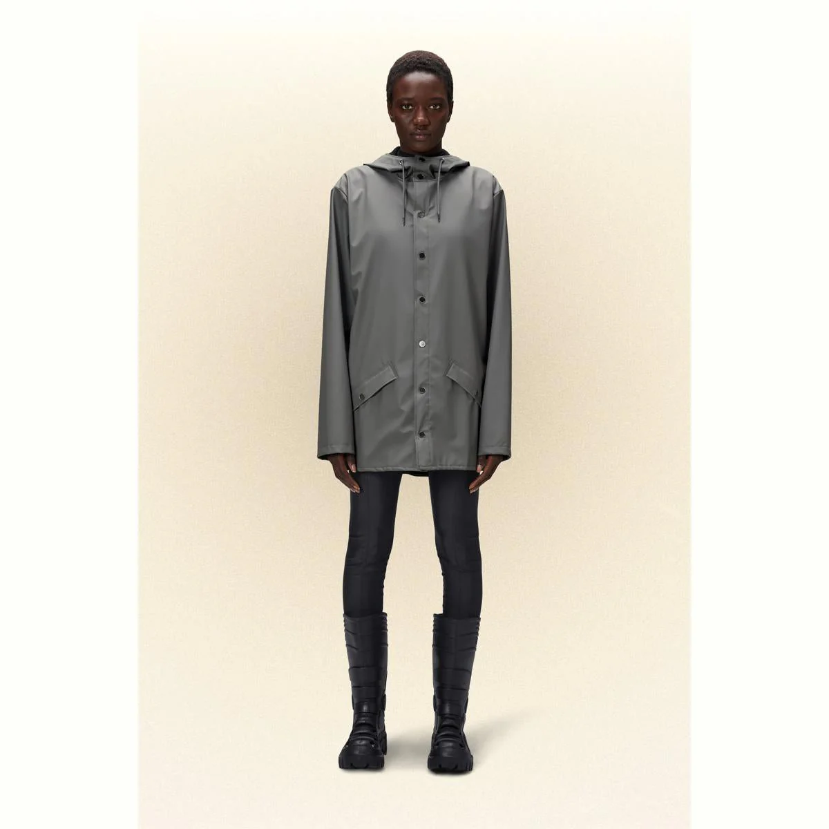 Imperméable Jacket - Gris - Femme - Image 2
