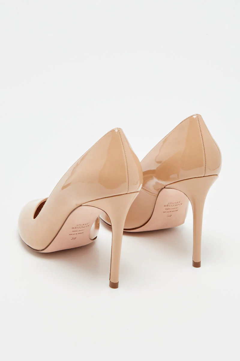 Stuart Weitzman - Escarpins En Cuir Anny - Beige - Image 3