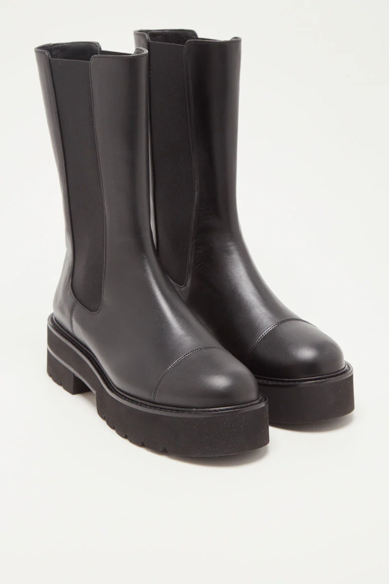 Stuart Weitzman - Bottines Chelsea En Cuir Presley - Noir - Image 2