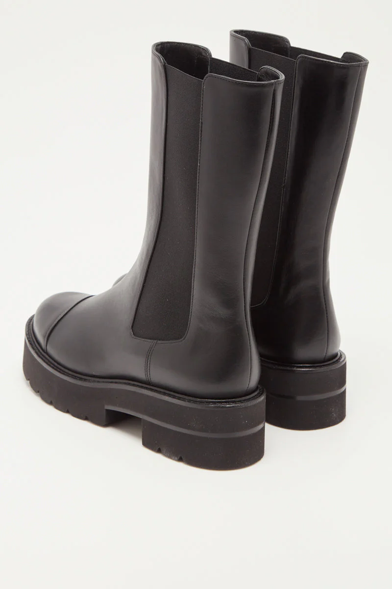 Stuart Weitzman - Bottines Chelsea En Cuir Presley - Noir - Image 3