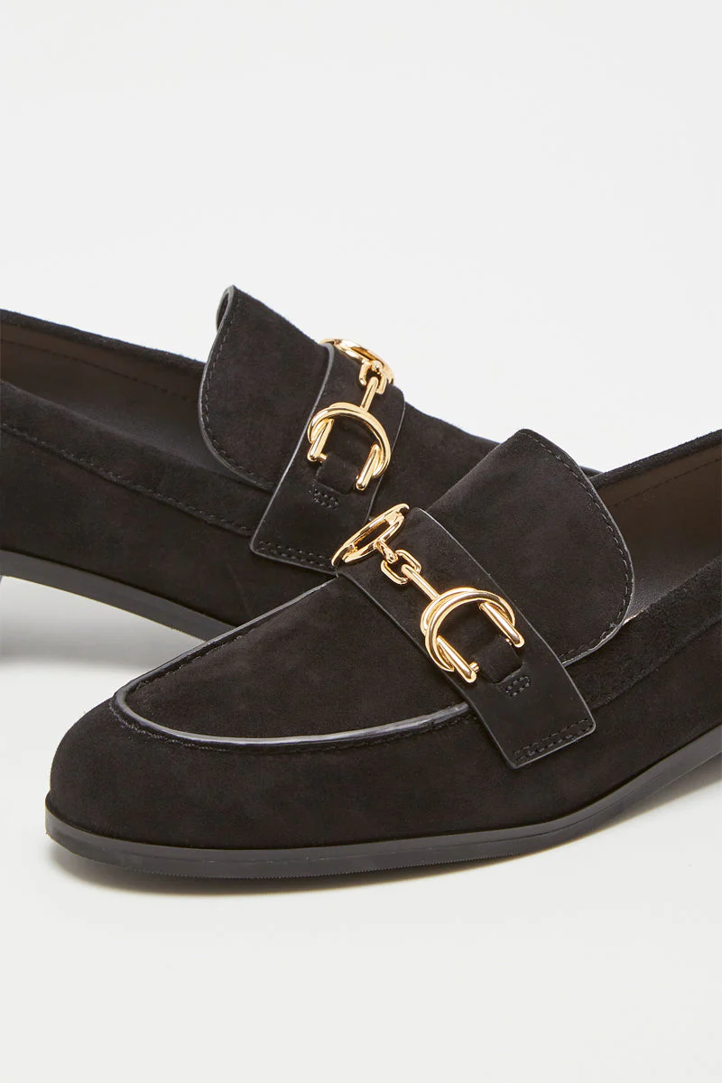 Stuart Weitzman - Mocassins En Nubuck Owen - Noir - Image 4