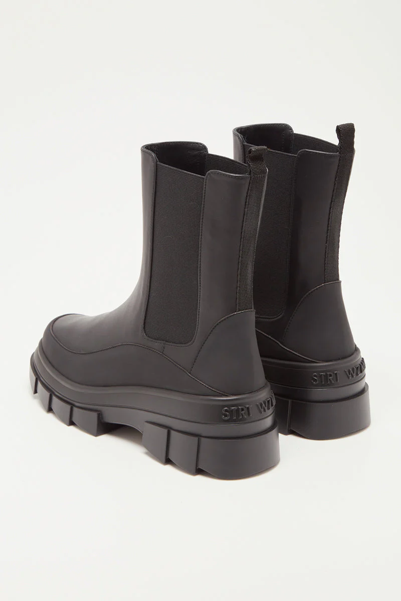 Stuart Weitzman - Bottines Chelsea En Cuir Noho - Noir - Image 4