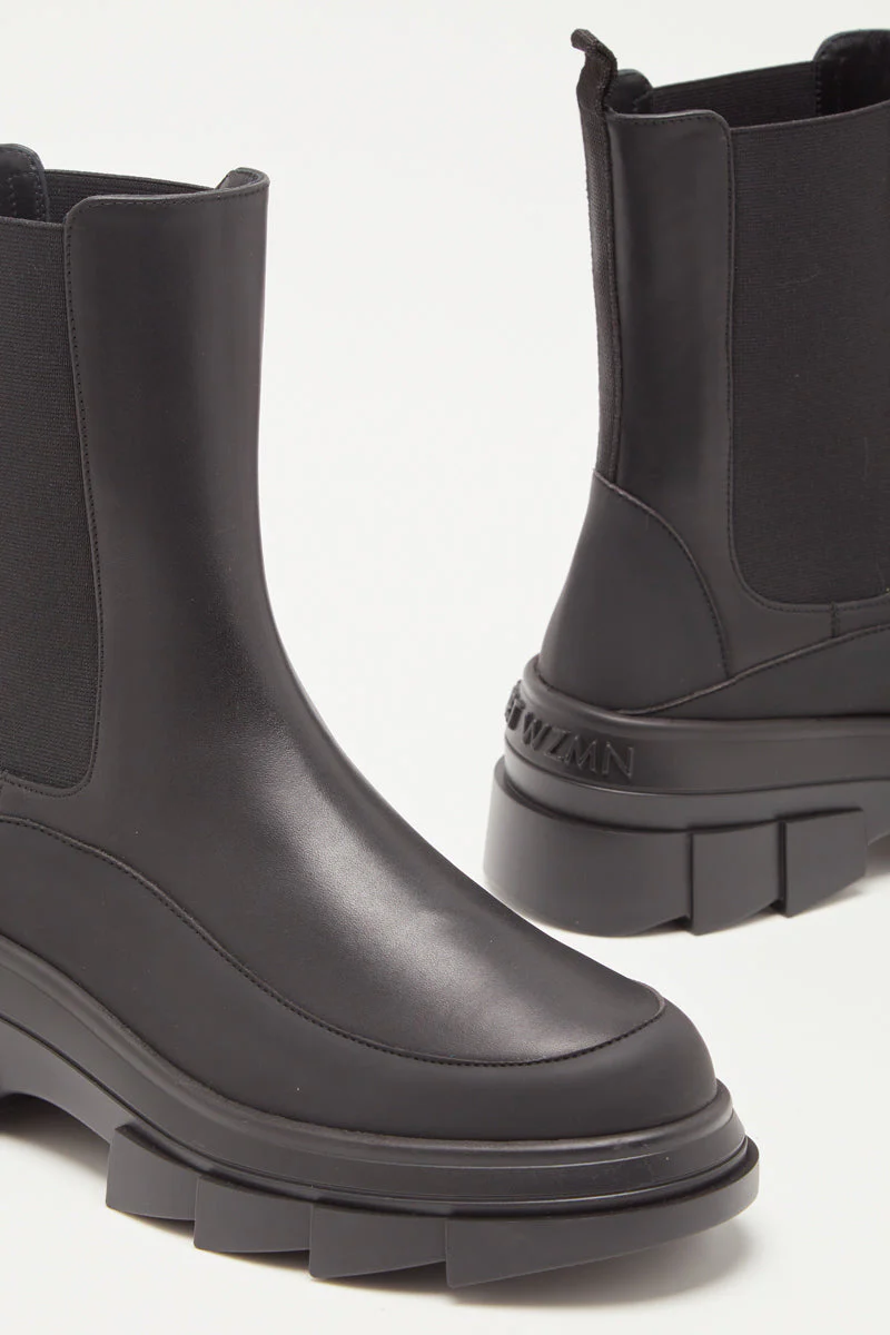 Stuart Weitzman - Bottines Chelsea En Cuir Noho - Noir - Image 5