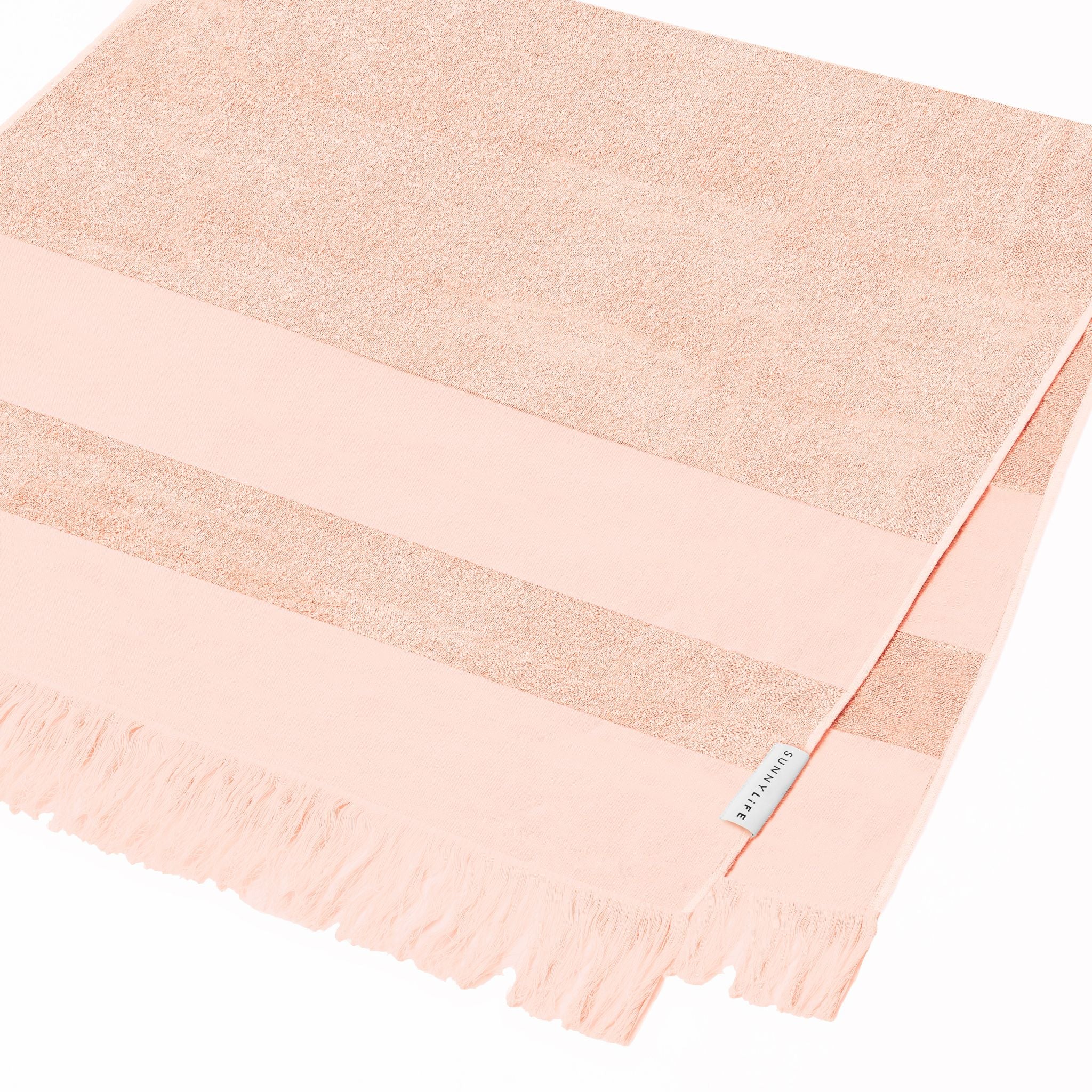Serviette De Plage Summer Stripe - Saumon - Image 2