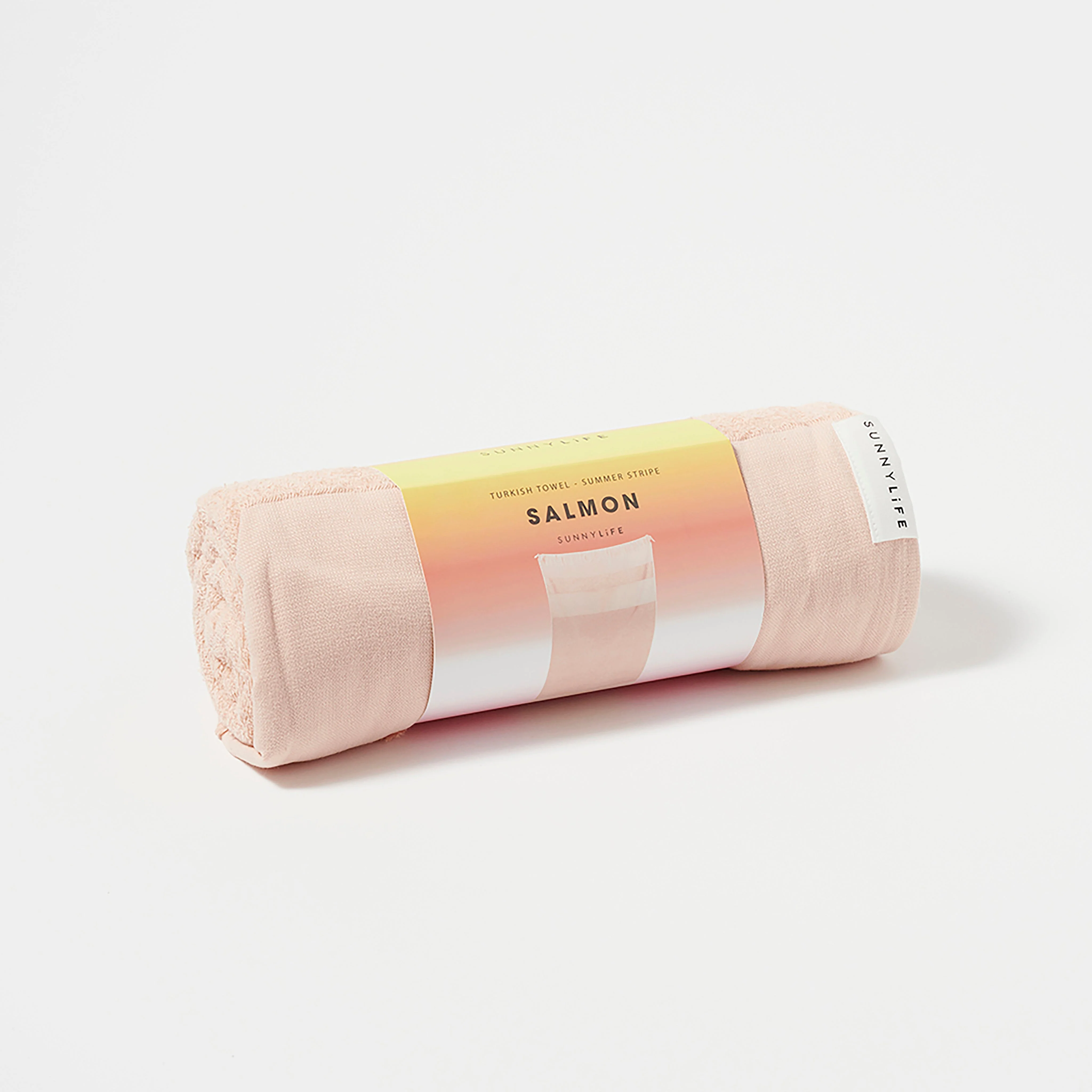 Serviette De Plage Summer Stripe - Saumon - Image 3