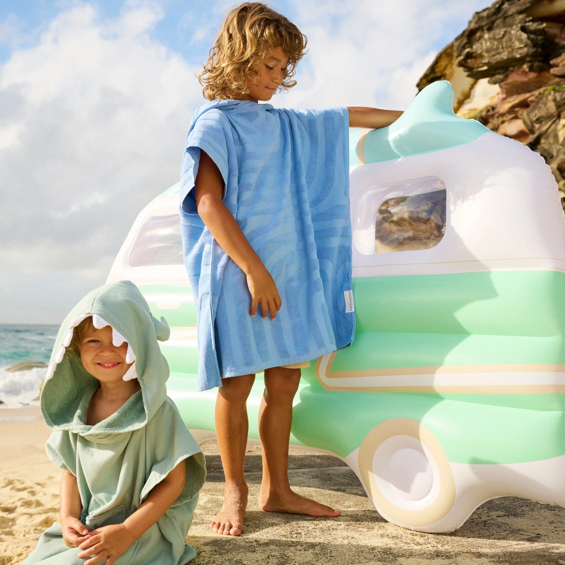 Matelas Flottant Van Campervan Adulte - Imprimé Fond Vert - Image 7