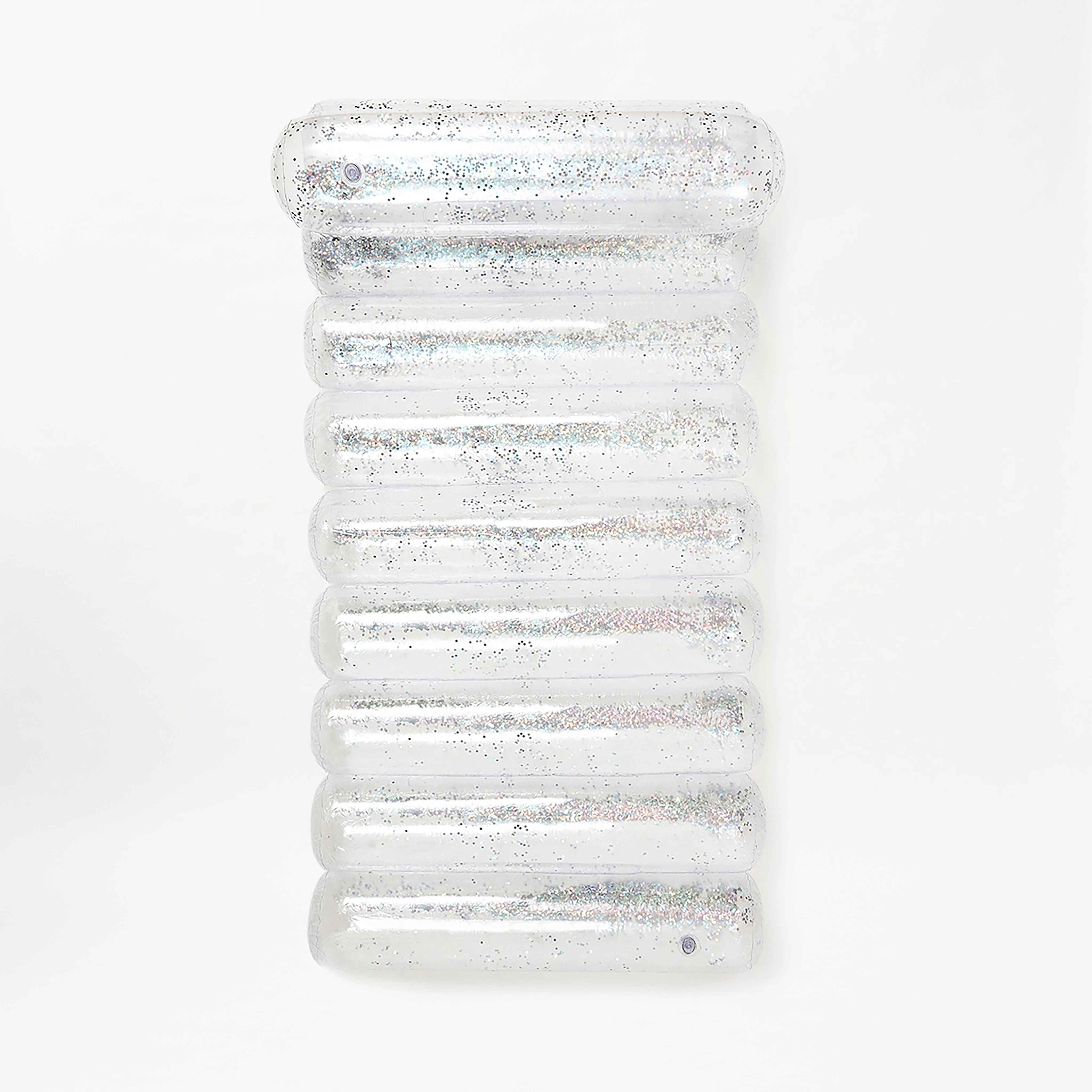 Matelas Flottant Lilo Adulte - Transparent Paillettes - Image 3