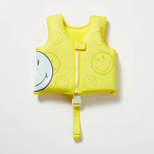 Gilet De Natation Smiley - Jaune - Image 5