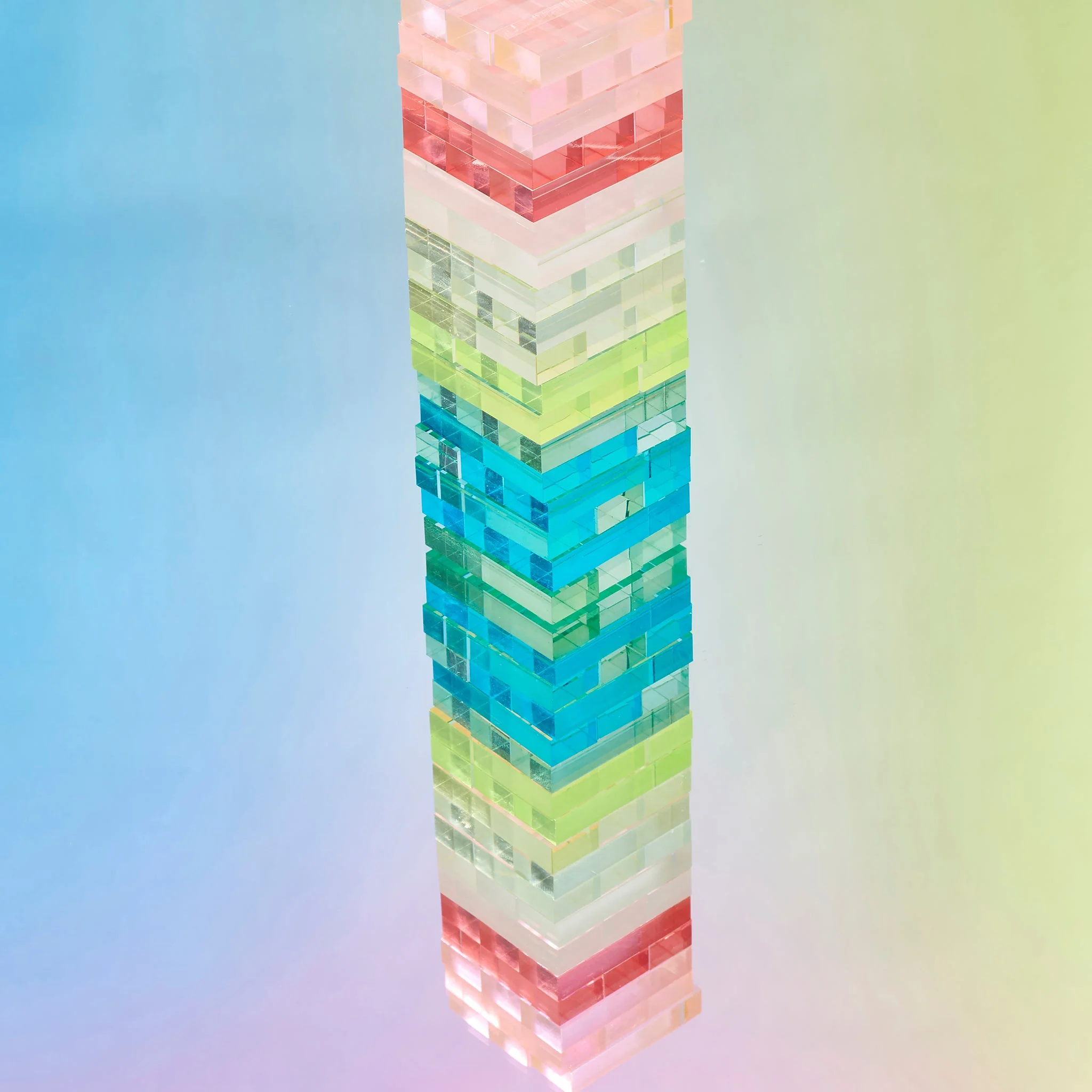 Jeu Mini Jumbling Tower Crystal Lucite - Multicolore - Image 5
