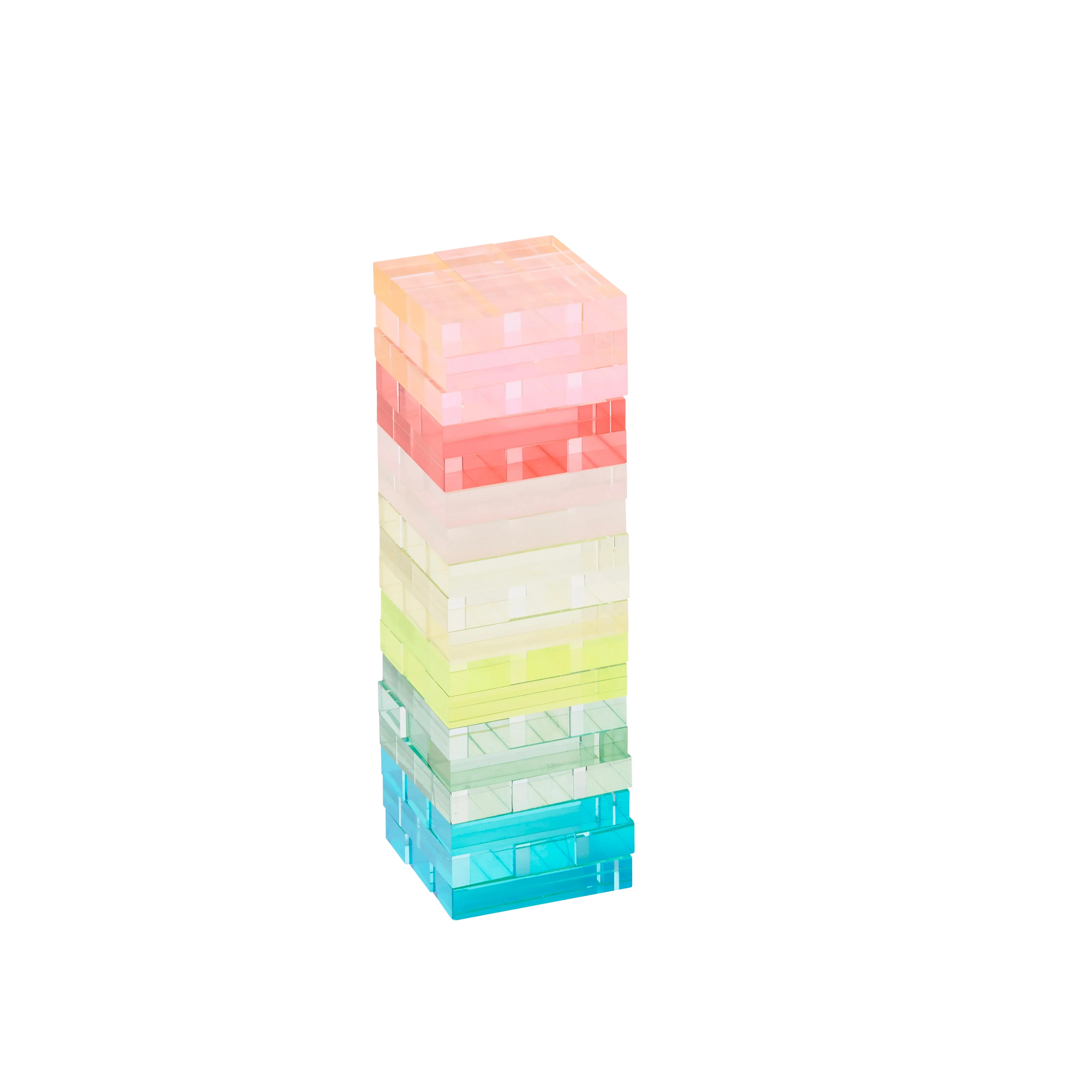 Jeu Mini Jumbling Tower Crystal Lucite - Multicolore - Image 7