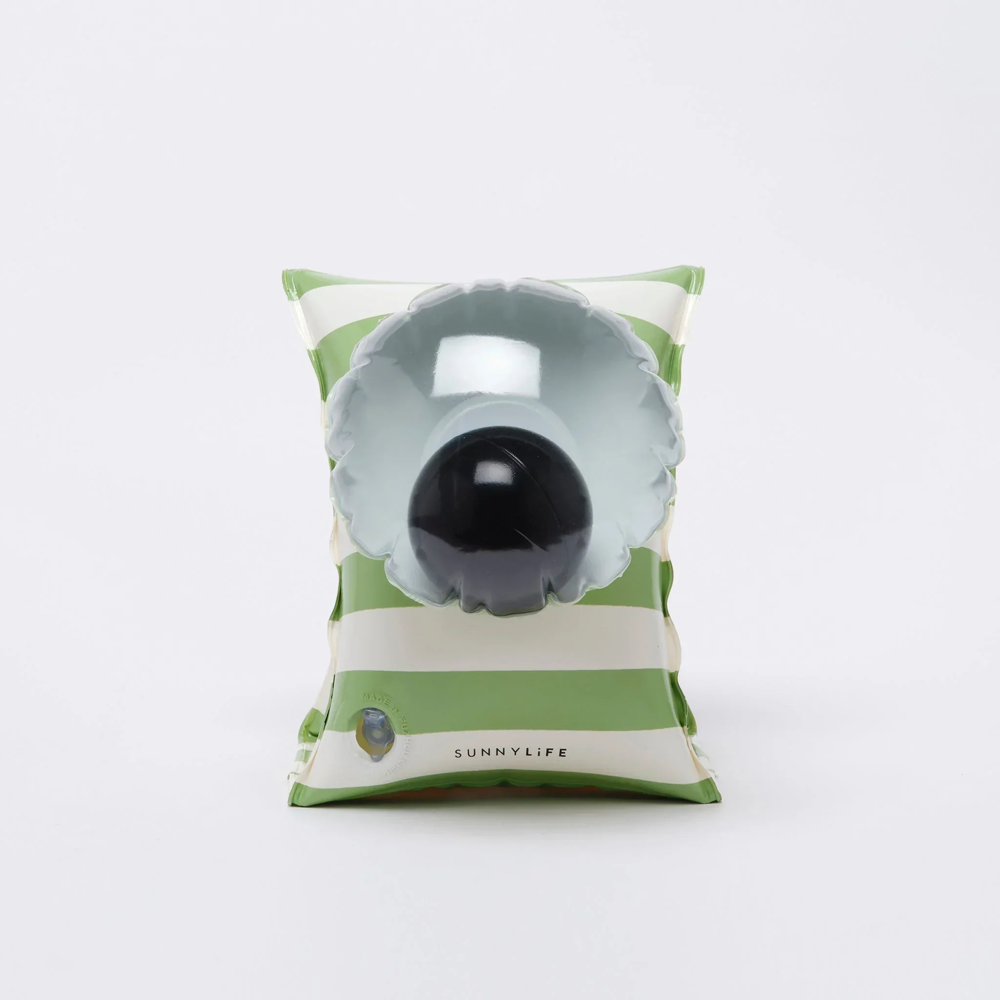 Brassards Shark Tribe Khaki - Imprimé Fond Vert - Image 3