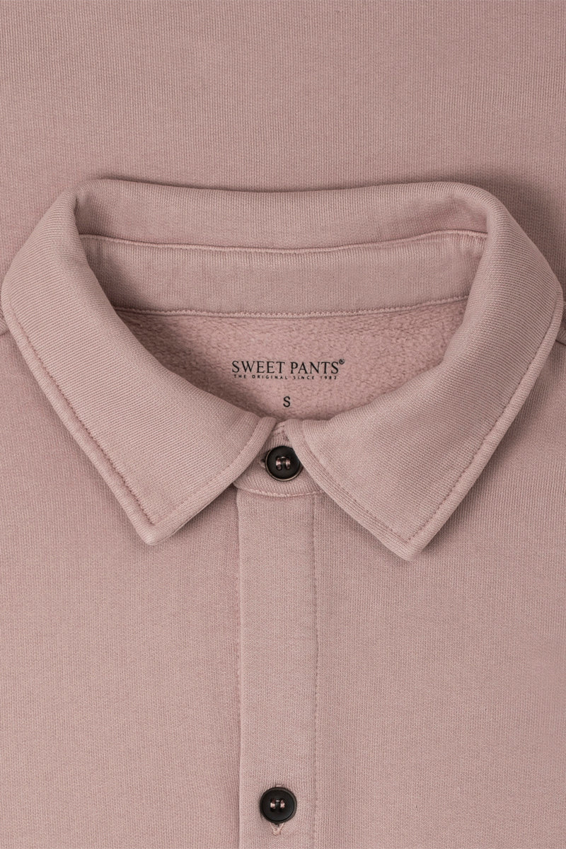 Chemise En Coton Biologique Hearth Shirt Vieux Rose - Image 3