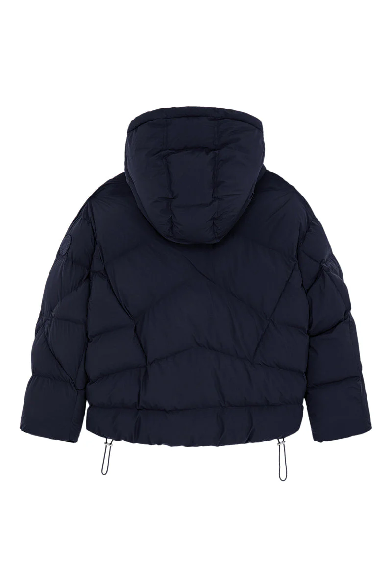 Doudoune À Capuche Hood Puffer Bleu Marine - Mixte - Image 2