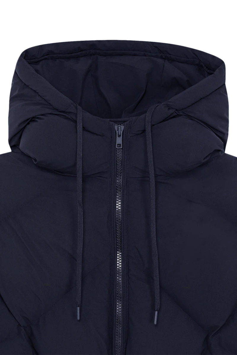 Doudoune À Capuche Hood Puffer Bleu Marine - Mixte - Image 3