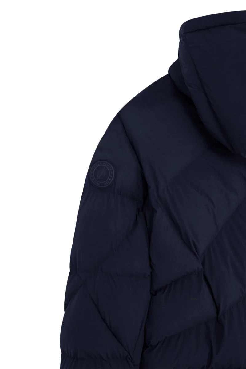 Doudoune À Capuche Hood Puffer Bleu Marine - Mixte - Image 4