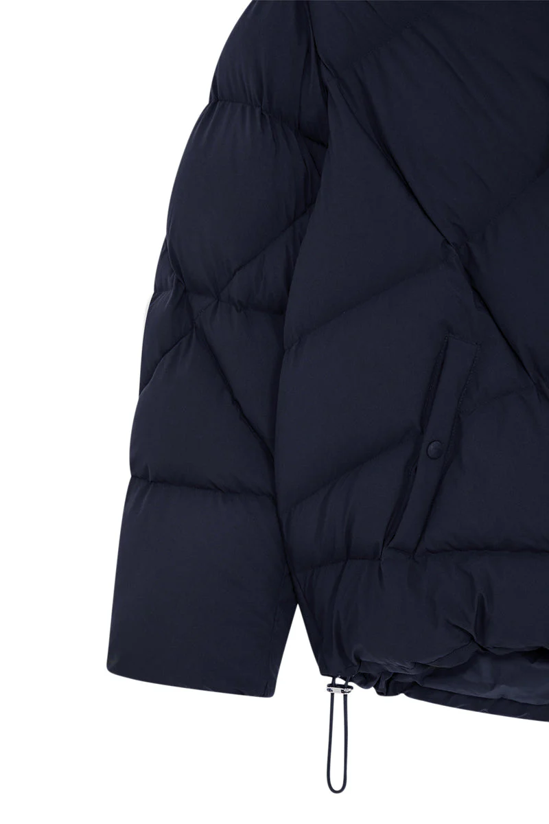 Doudoune À Capuche Hood Puffer Bleu Marine - Mixte - Image 5