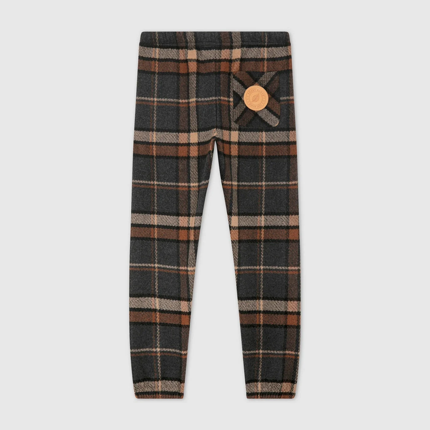 Pantalon Jogg Check - Moka - Mixte - Image 2