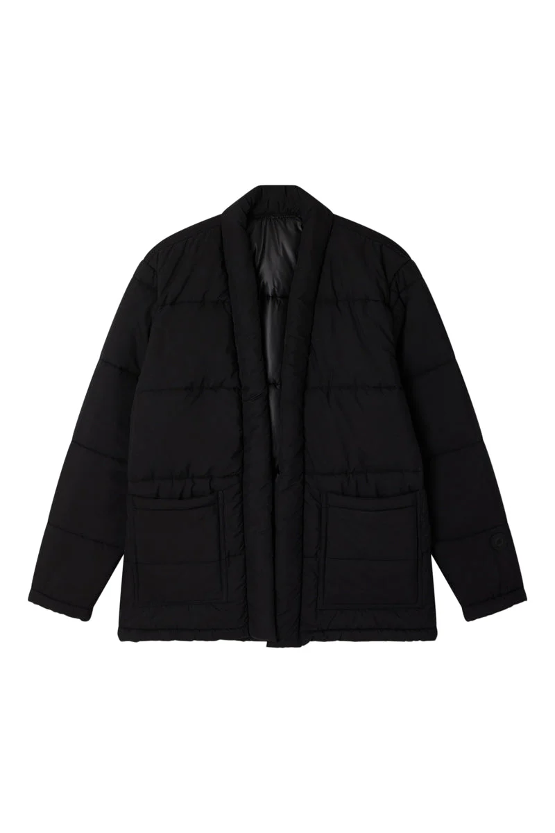 Doudoune Kimono Down Noir - Mixte - Image 2