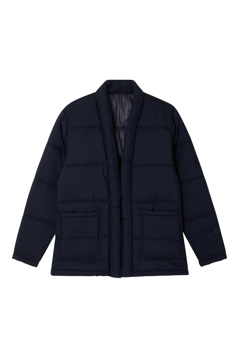 Doudoune Kimono Down Bleu Marine - Mixte - Image 2