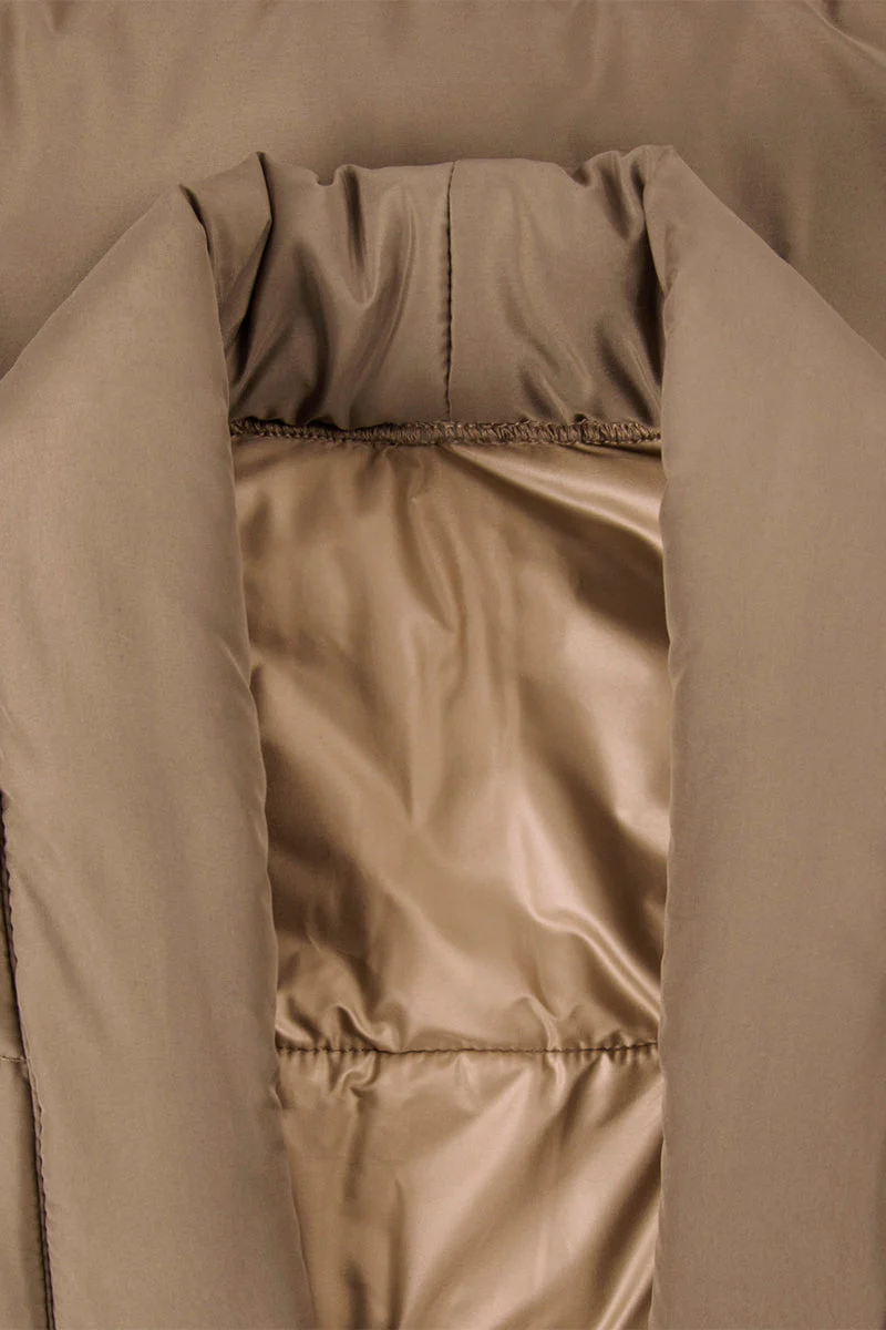 Doudoune Kimono Down Taupe - Mixte - Image 4