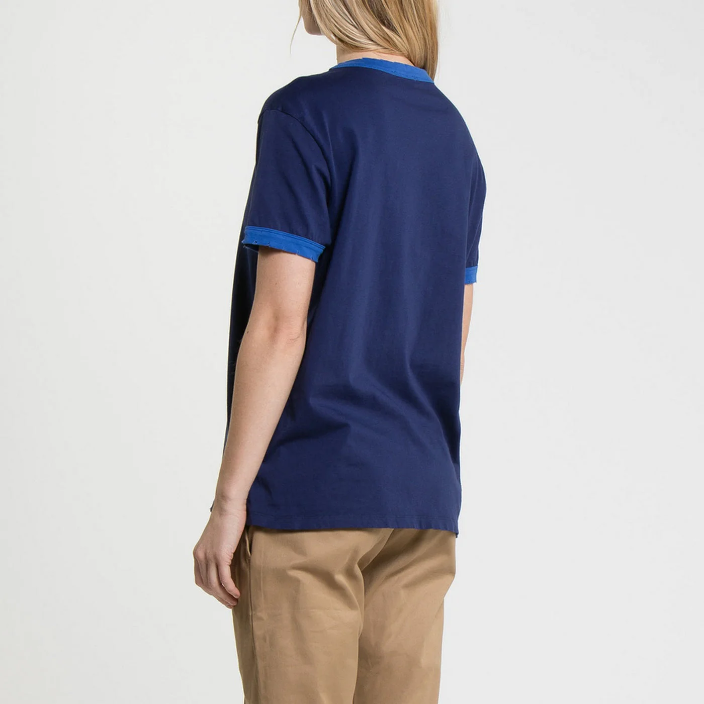 T-Shirt Ringer - Marine/Supreme - Mixte - Image 10