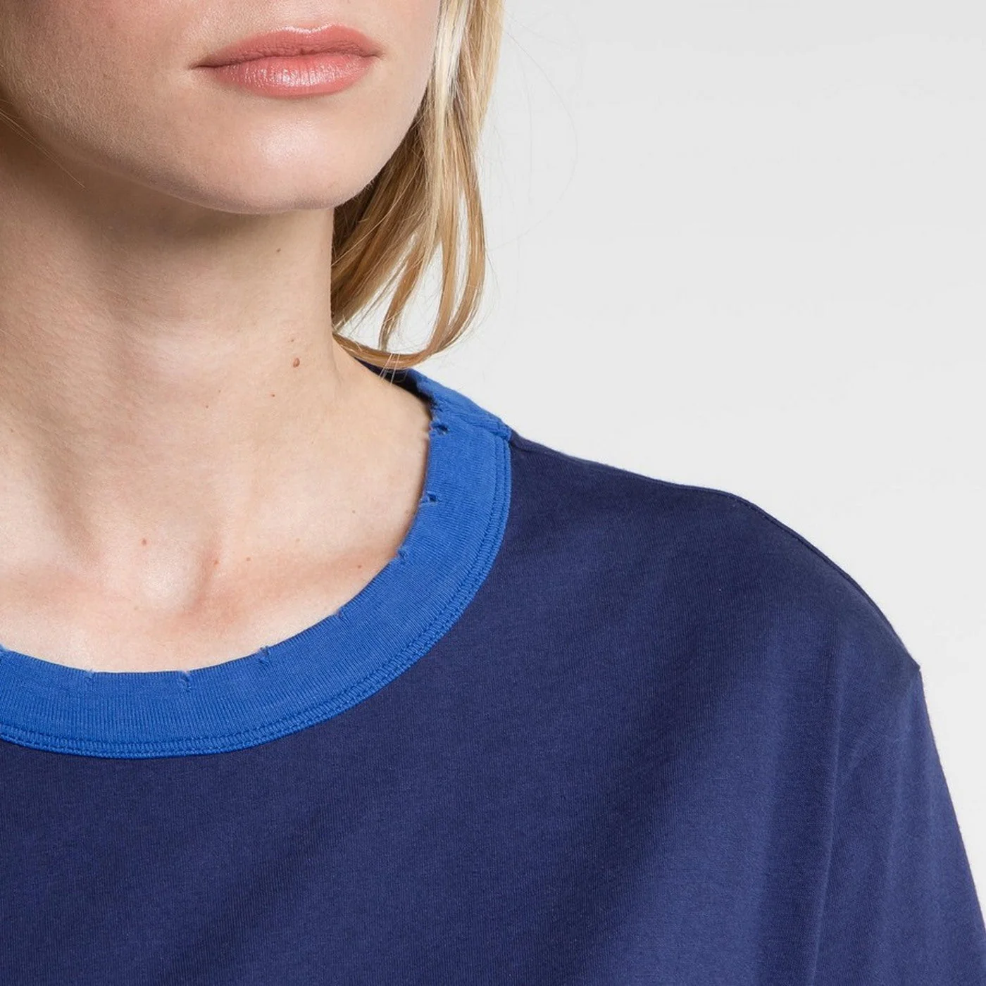 T-Shirt Ringer - Marine/Supreme - Mixte - Image 12