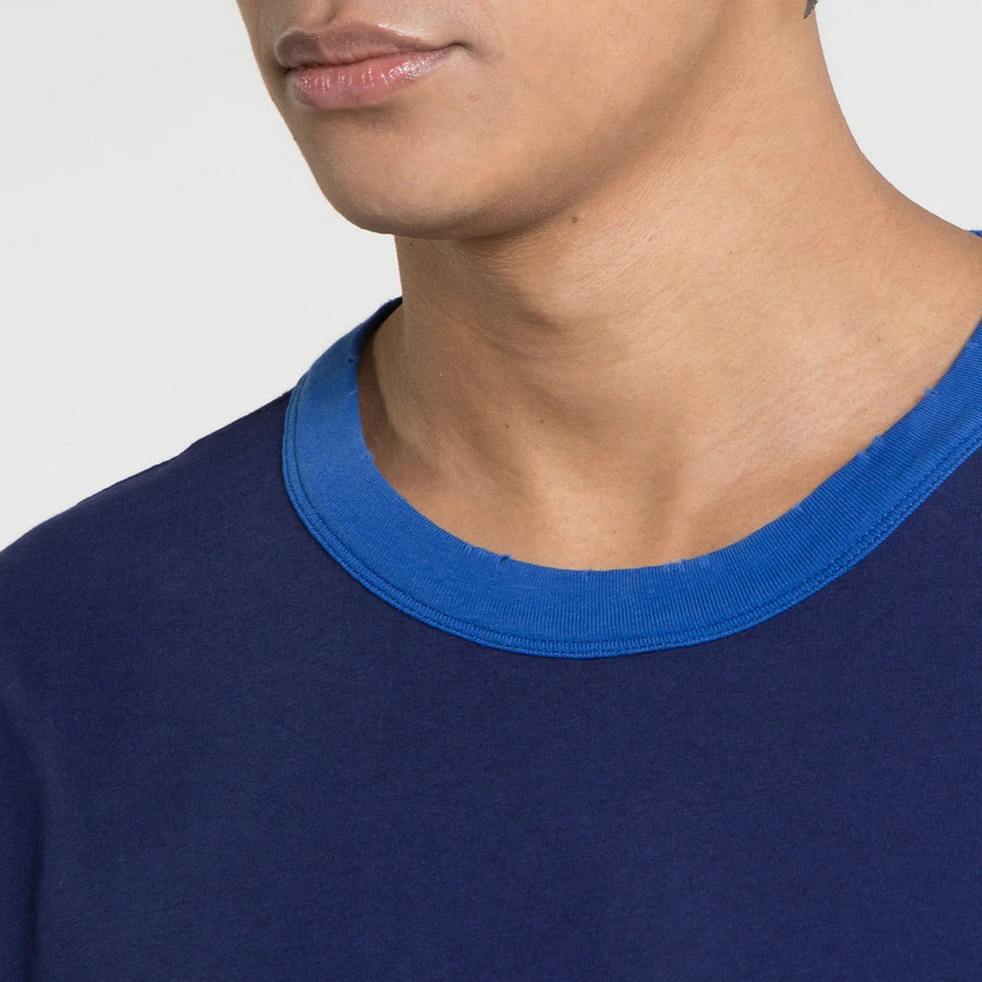 T-Shirt Ringer - Marine/Supreme - Mixte - Image 4