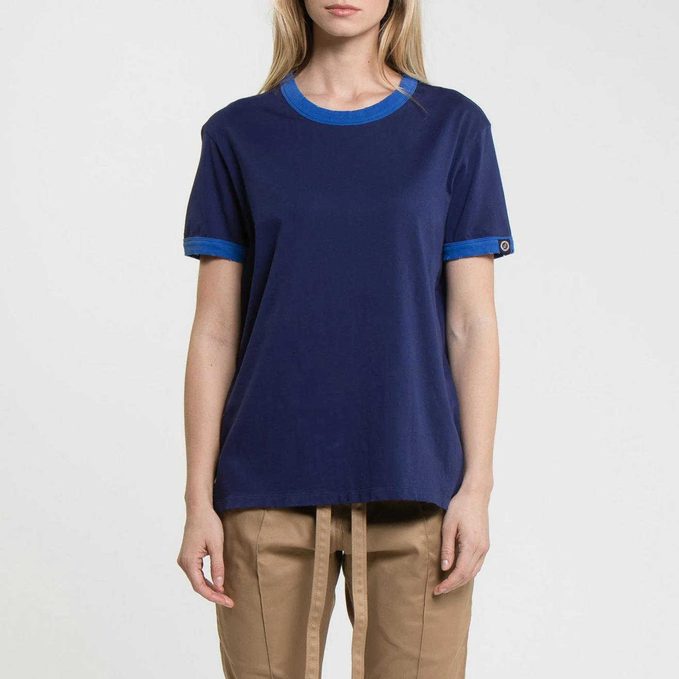 T-Shirt Ringer - Marine/Supreme - Mixte - Image 8