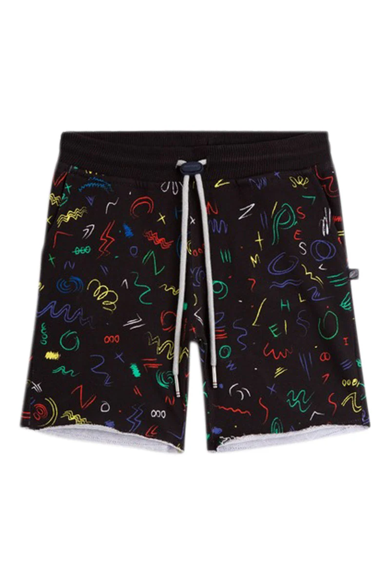 Short Tkid Cutoff Print - Noir - Image 3
