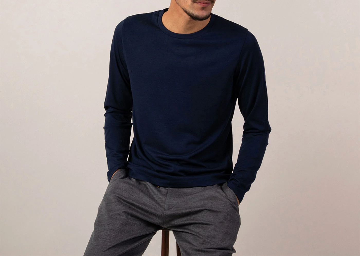 T-Shirt Newpie - Bleu Marine - Image 3