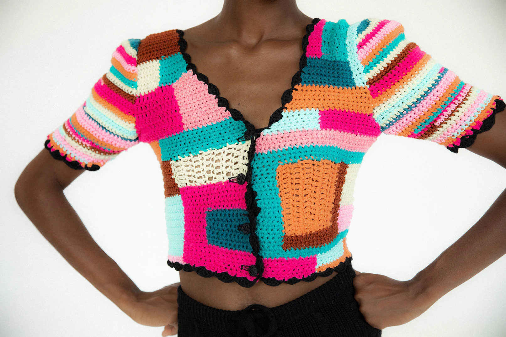 Gilet Au Crochet Tini - Multi - Image 3