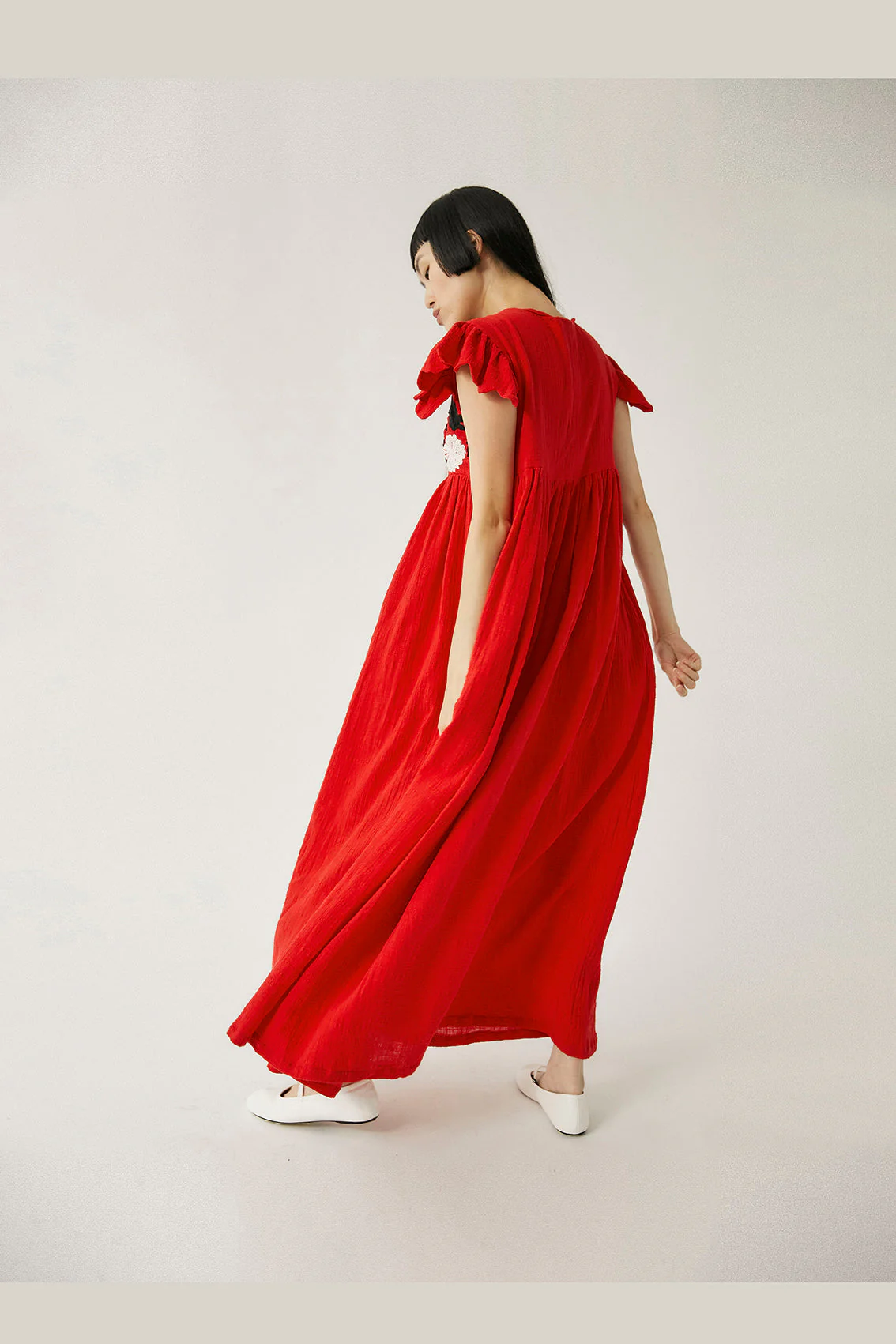 Robe Lunda - Red - Image 2