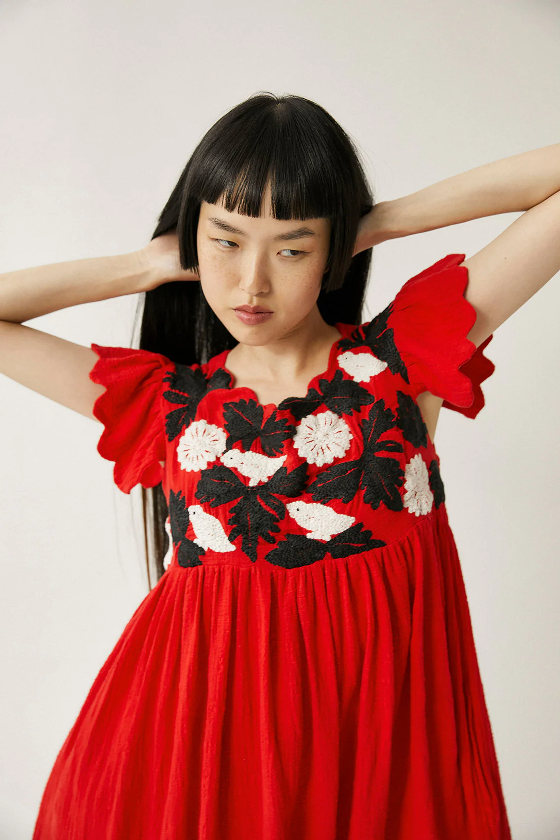 Robe Lunda - Red - Image 3