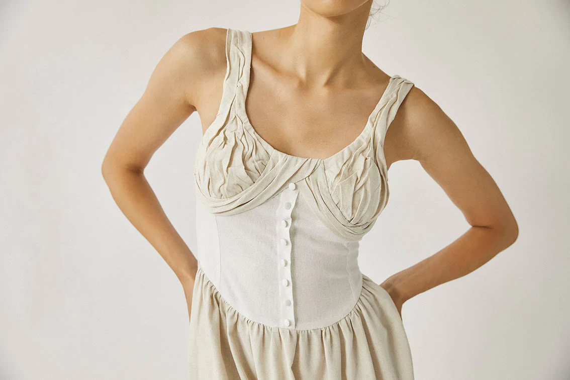 Robe Nasser - Beige & Ivory - Image 4