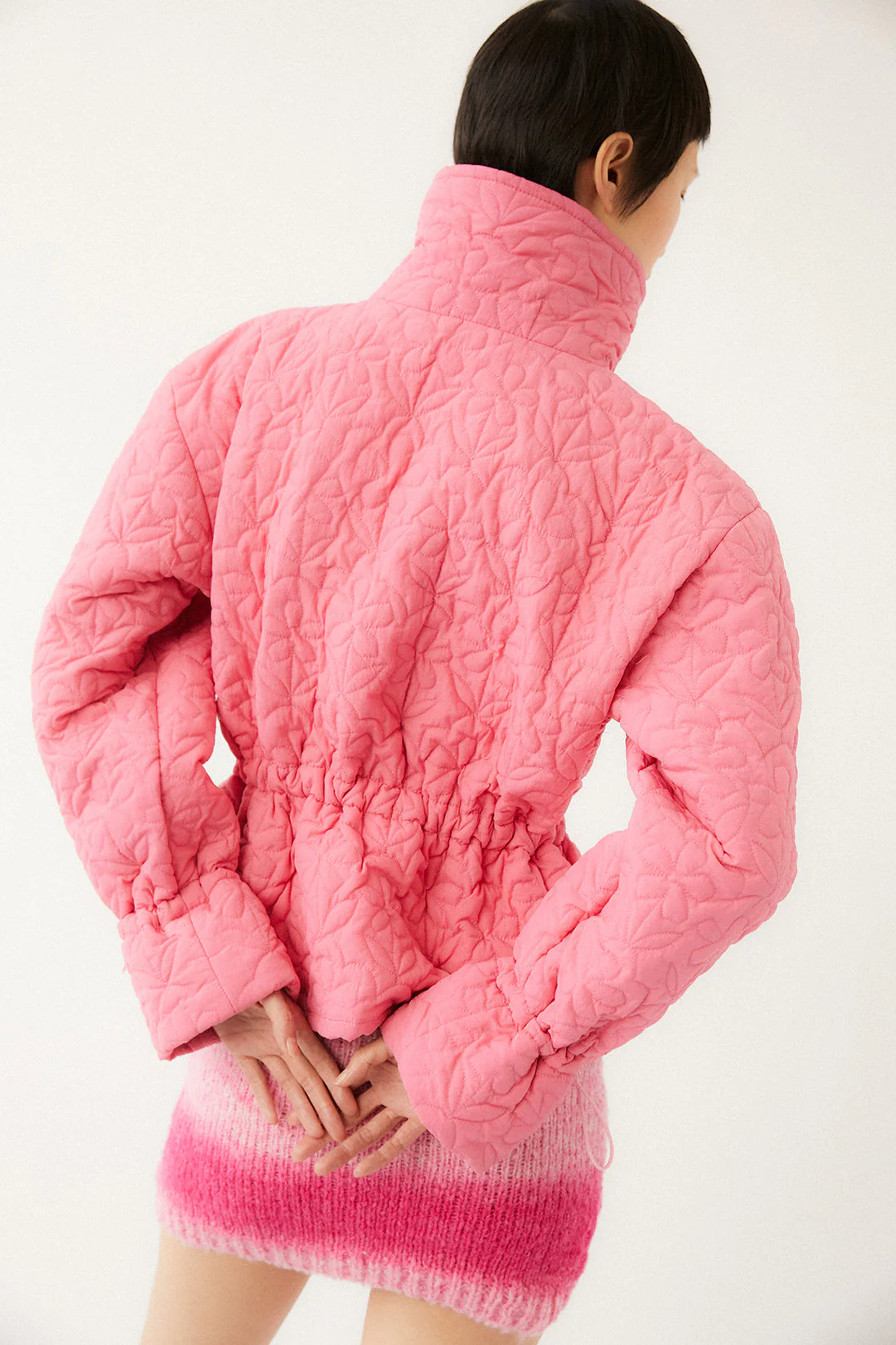 Veste Matelassée À Fleurs Kika - Tan - Image 5