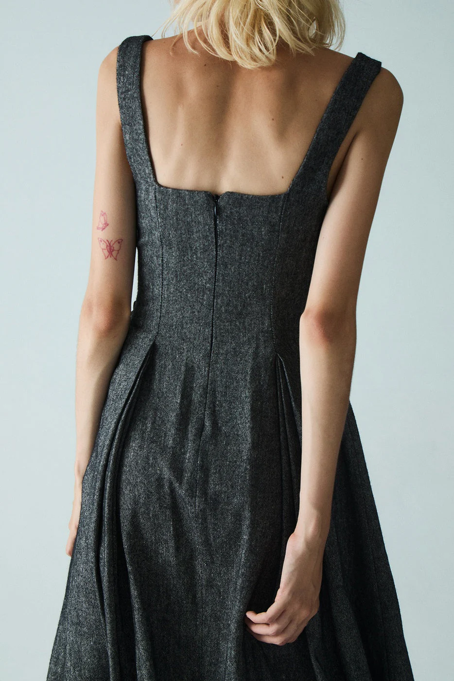 Robe Longue Aurora - Grey - Image 3