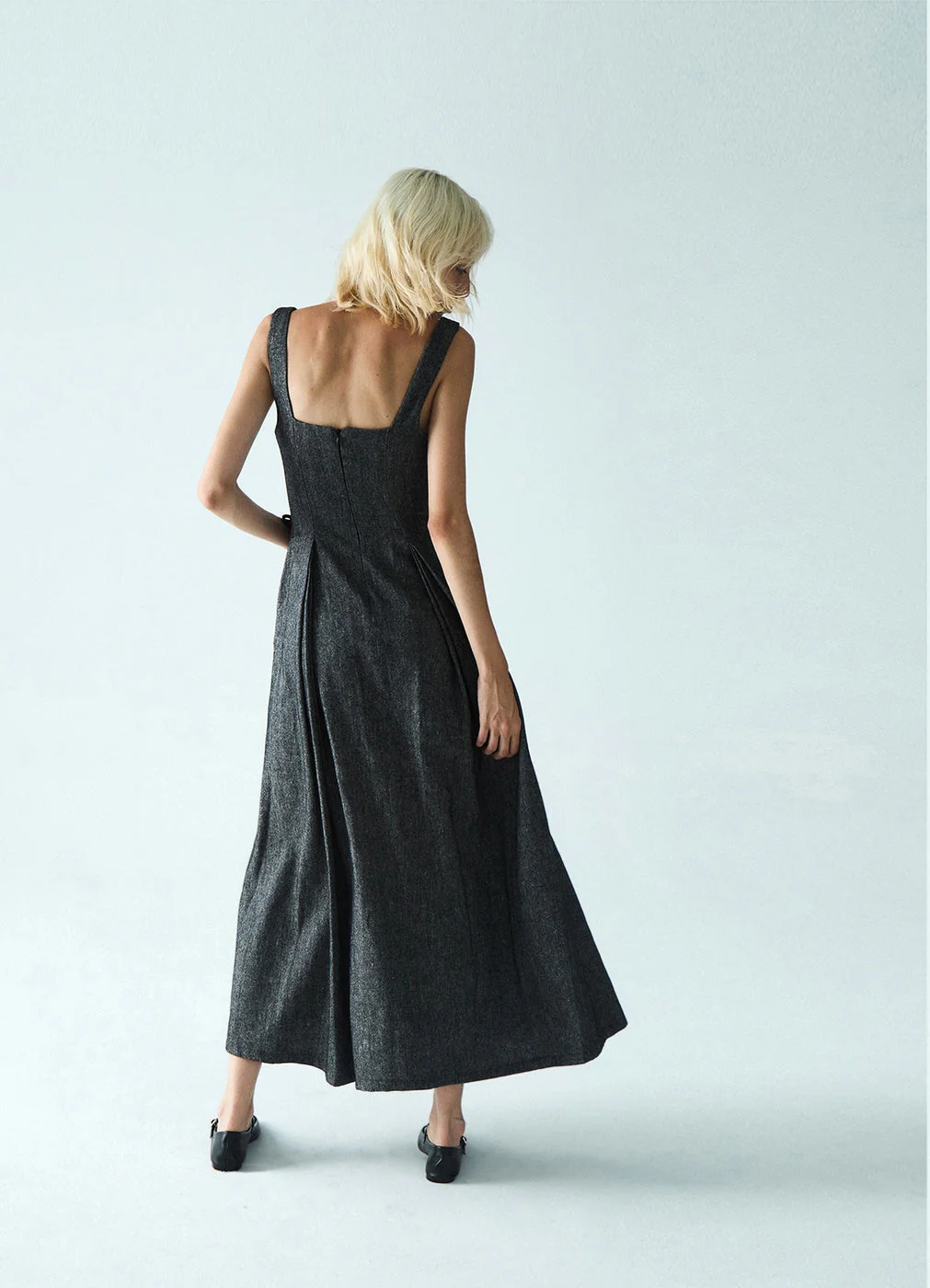 Robe Longue Aurora - Grey - Image 4