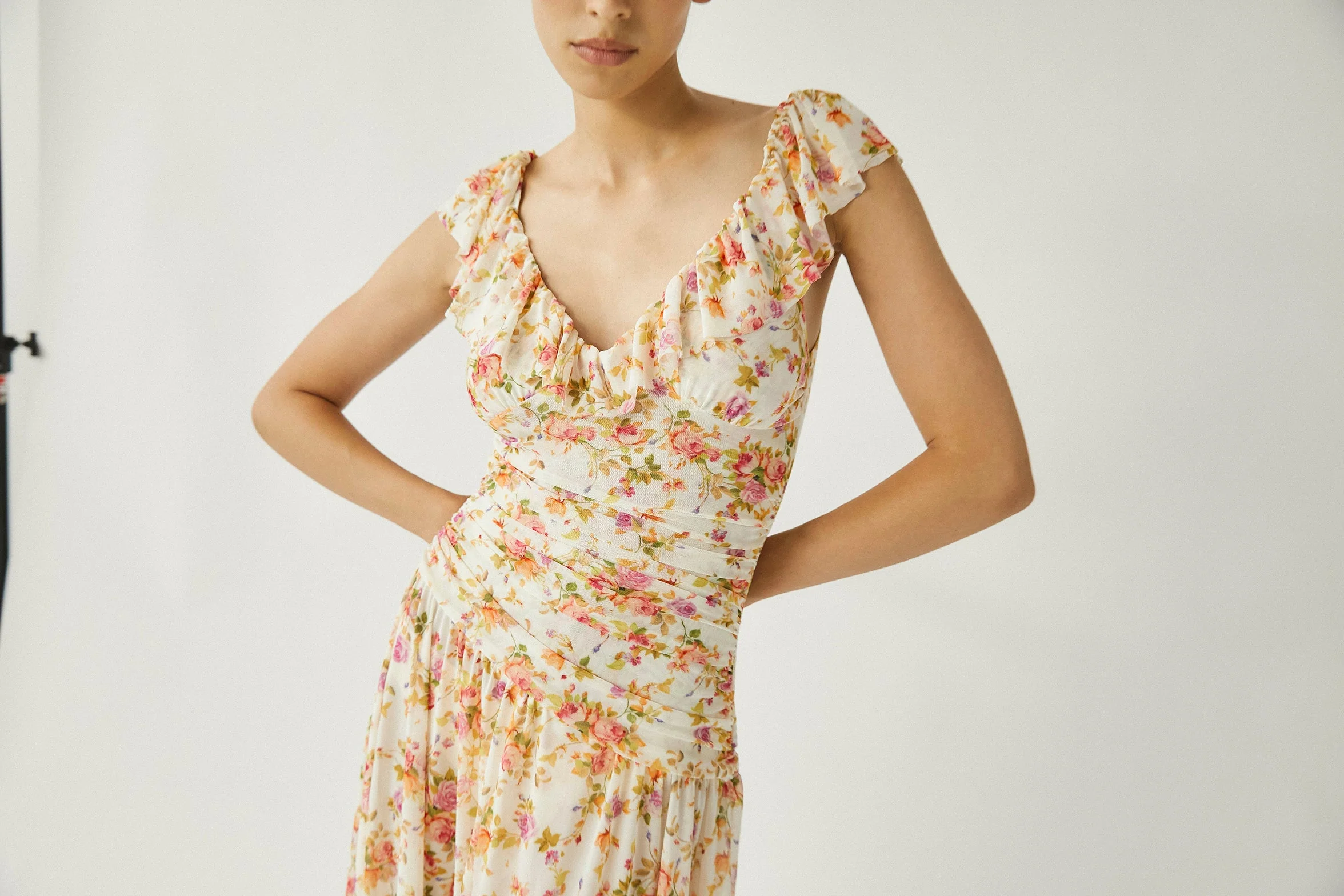 Robe Midi Pyana - Floral - Image 3