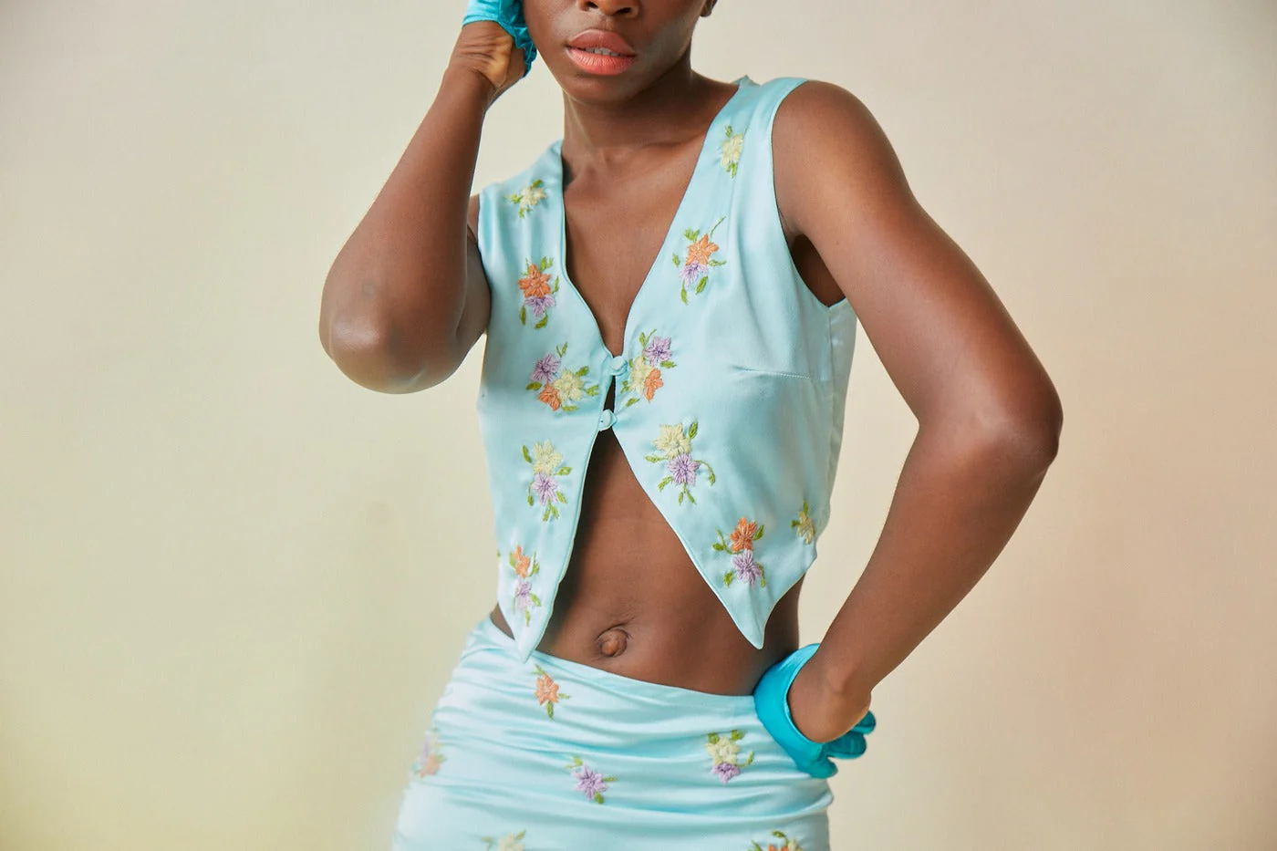 Top Isidora - Light Blue - Image 5