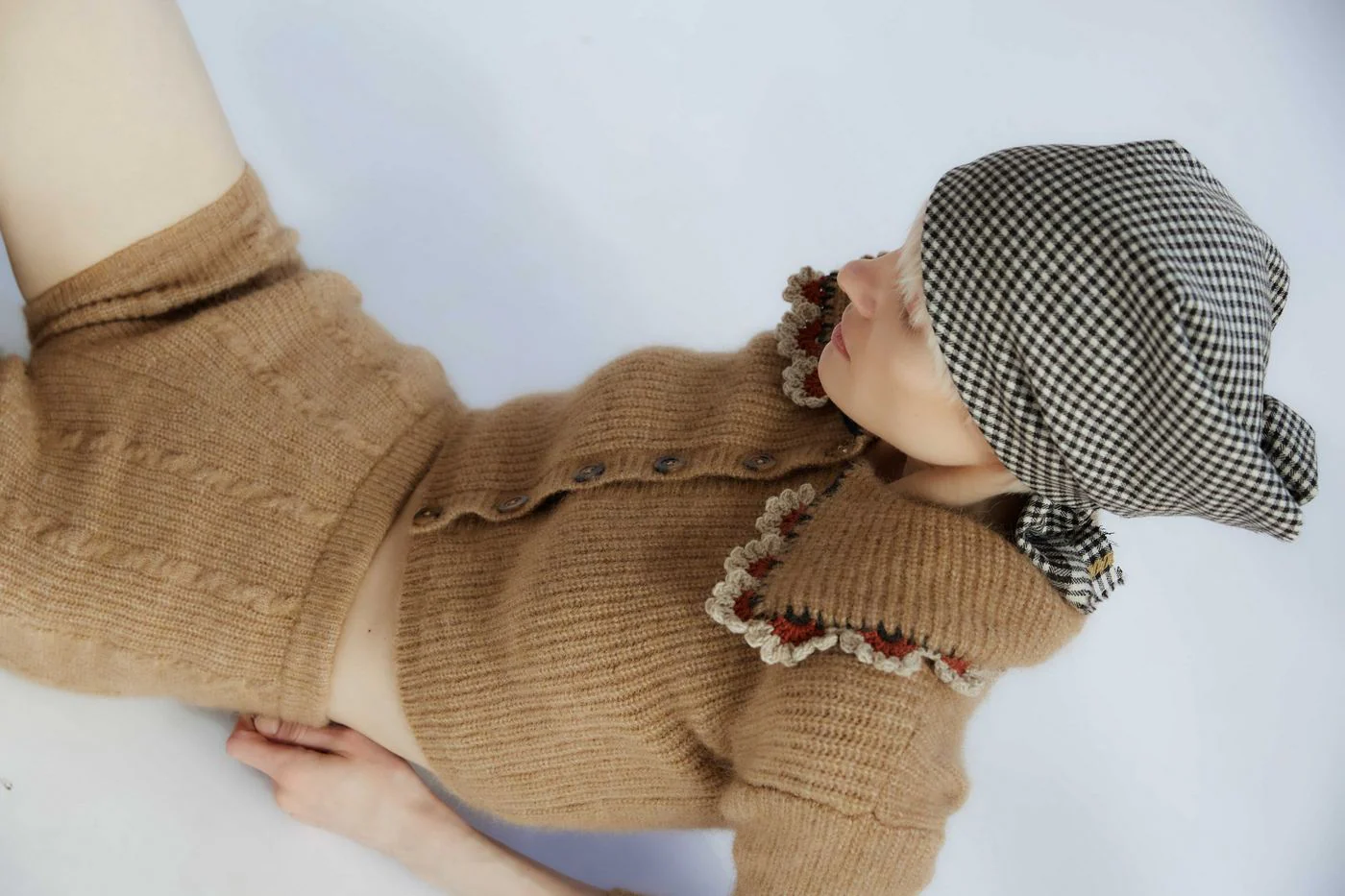 Cardigan En Laine Felipa - Brown - Image 2