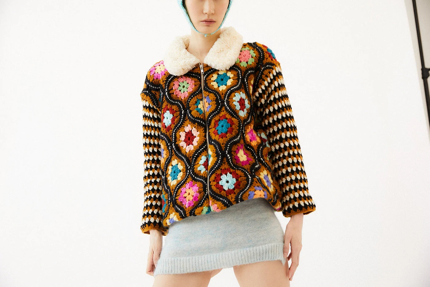 Veste En Laine Clara - Rust Brown - Image 4