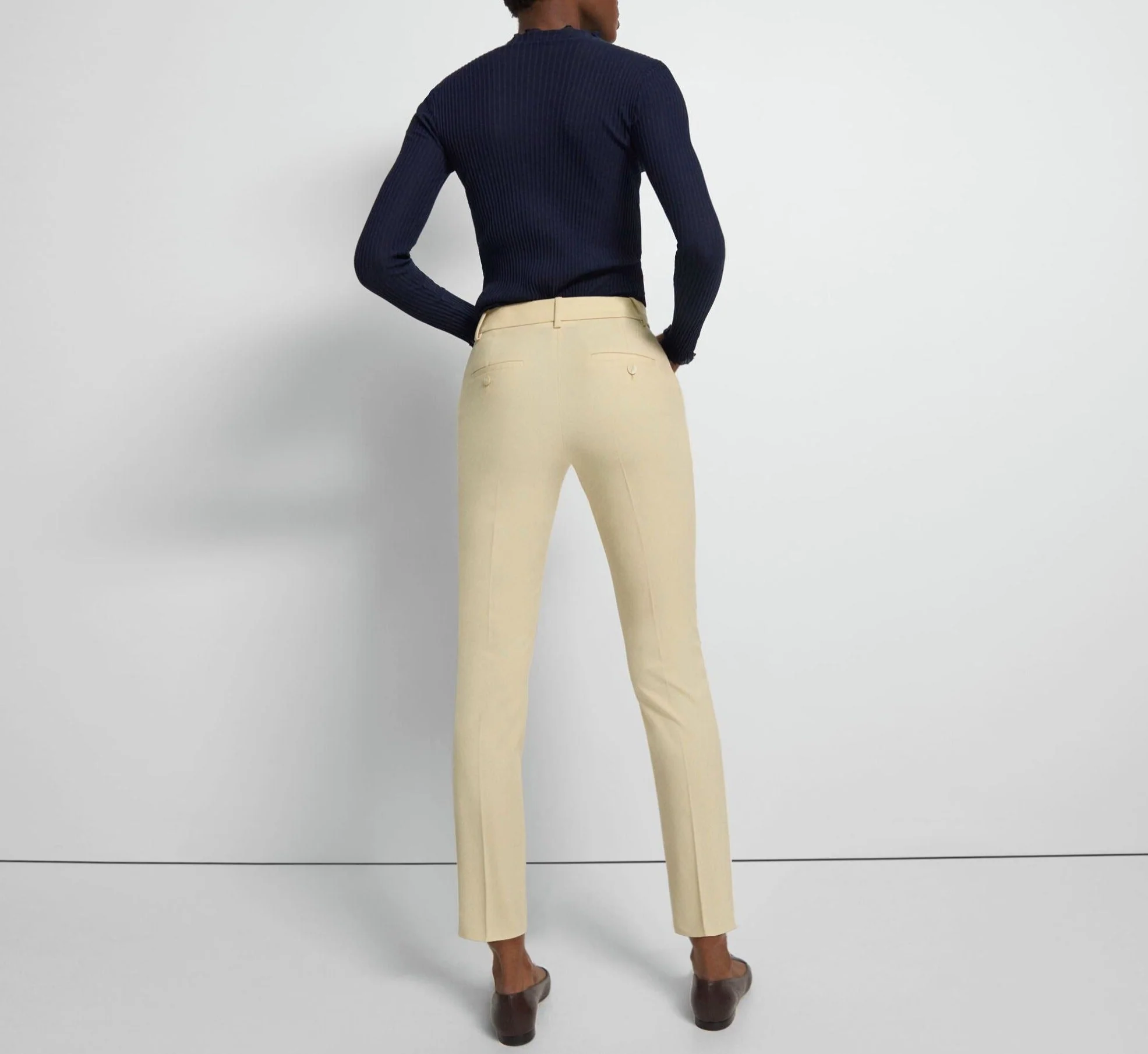 Theory NYC - Pants - Treeca 2 - Butter Yellow - Image 7