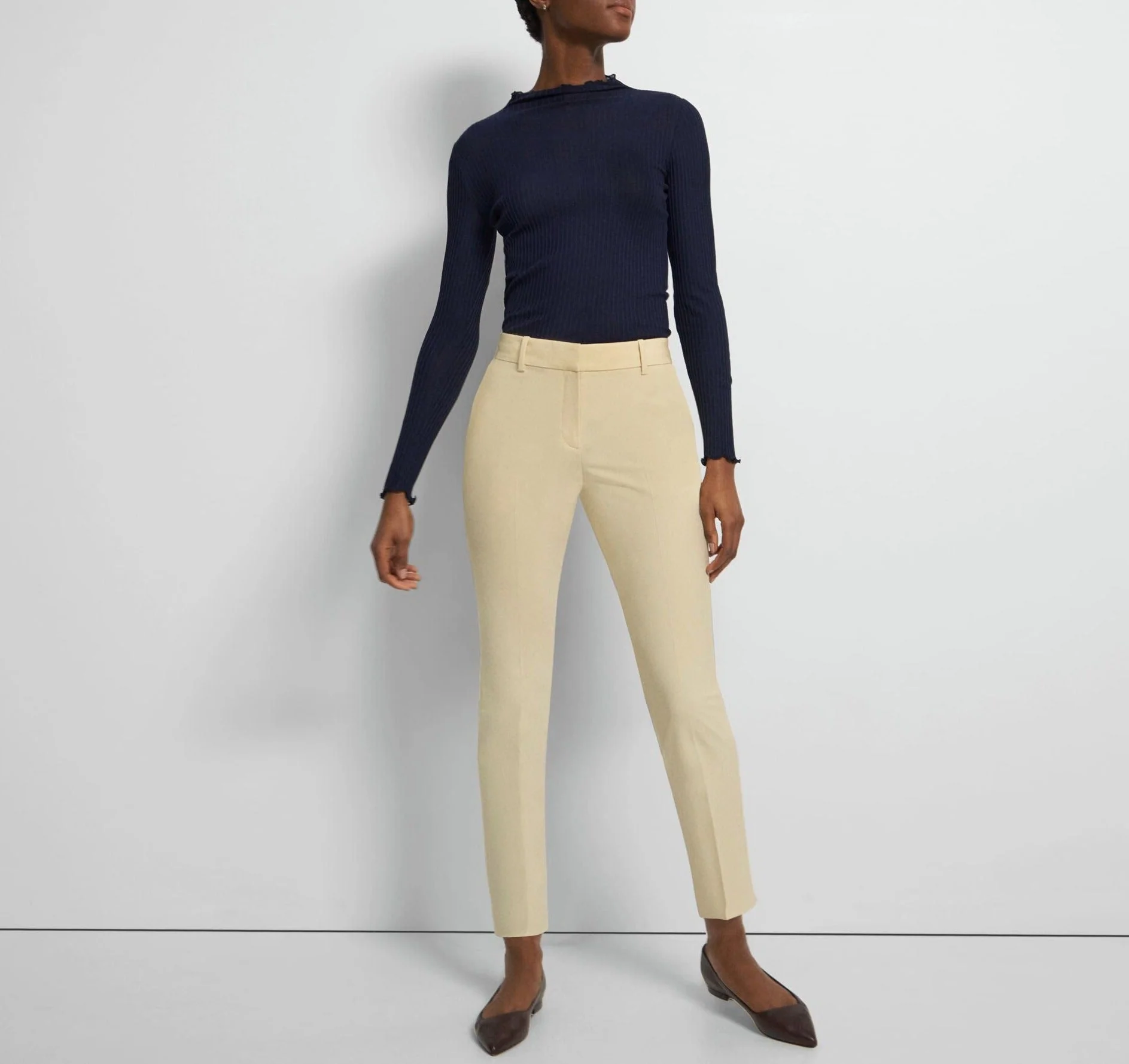 Theory NYC - Pants - Treeca 2 - Butter Yellow - Image 9
