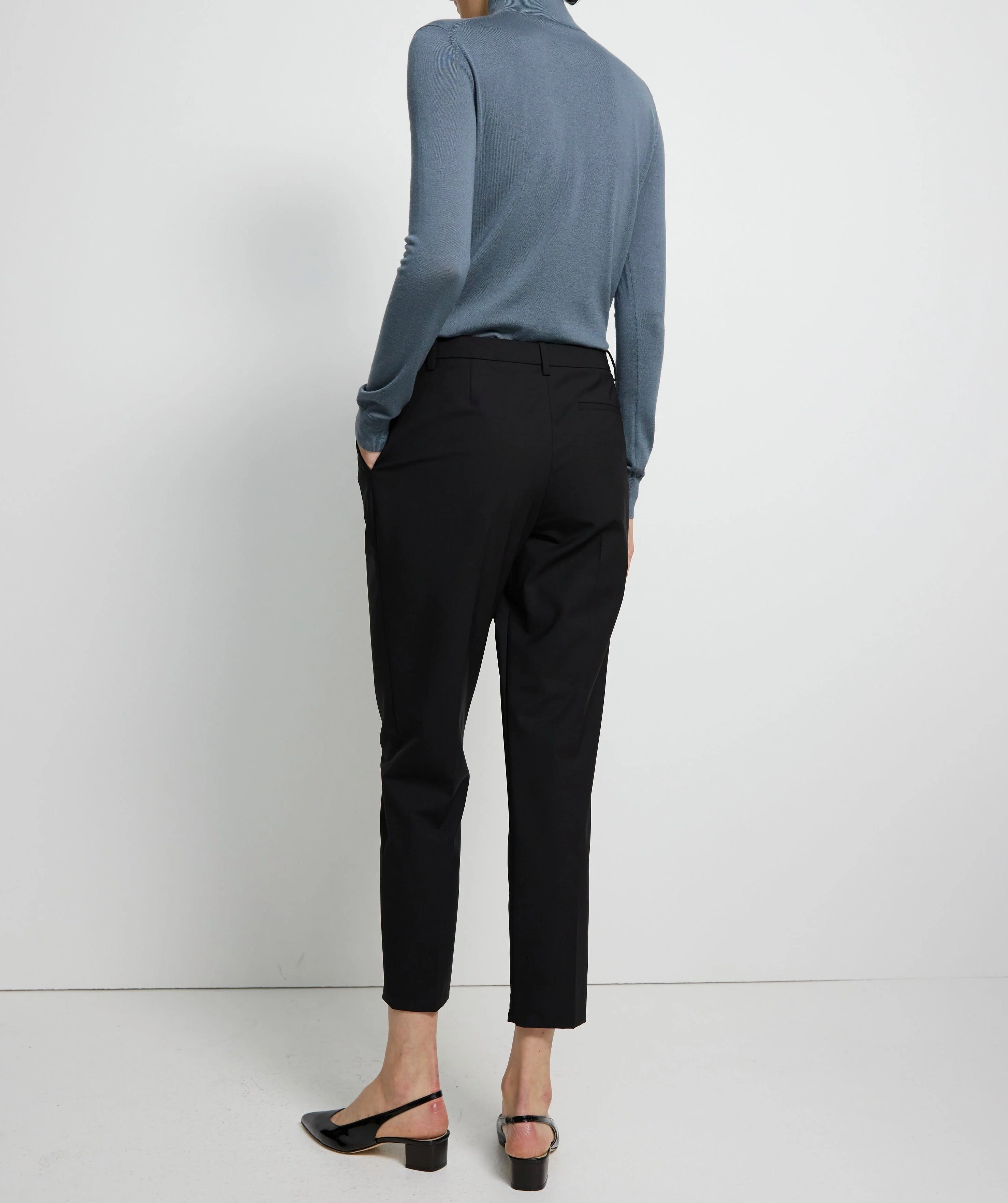 Theory NYC - Pants - Pleat Treeca - Black - Image 5