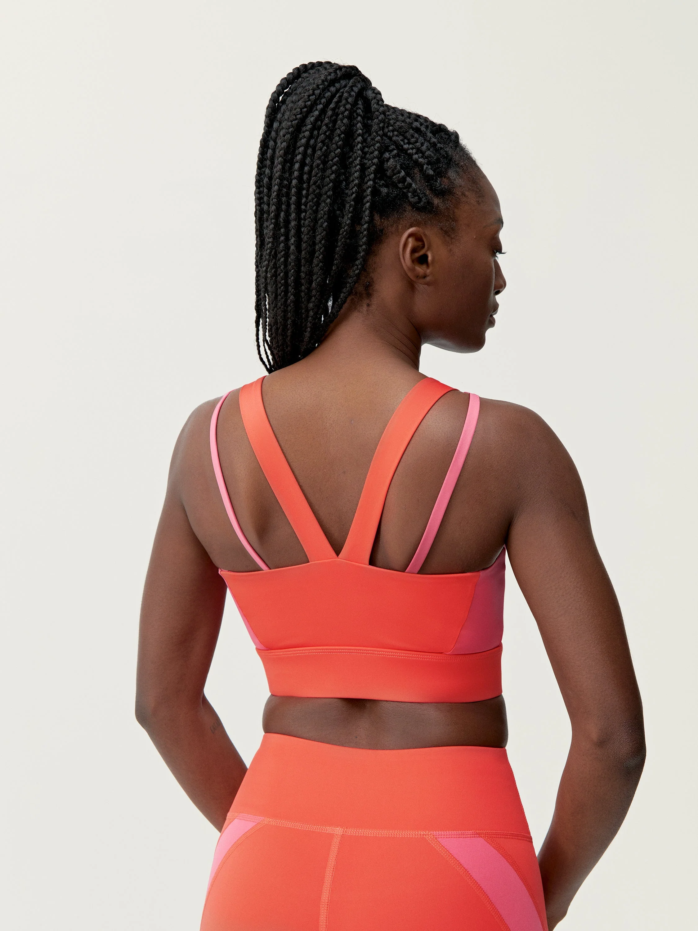 Brassière Latika - Corail Brillant/Fuxia Brillant - Femme - Image 2