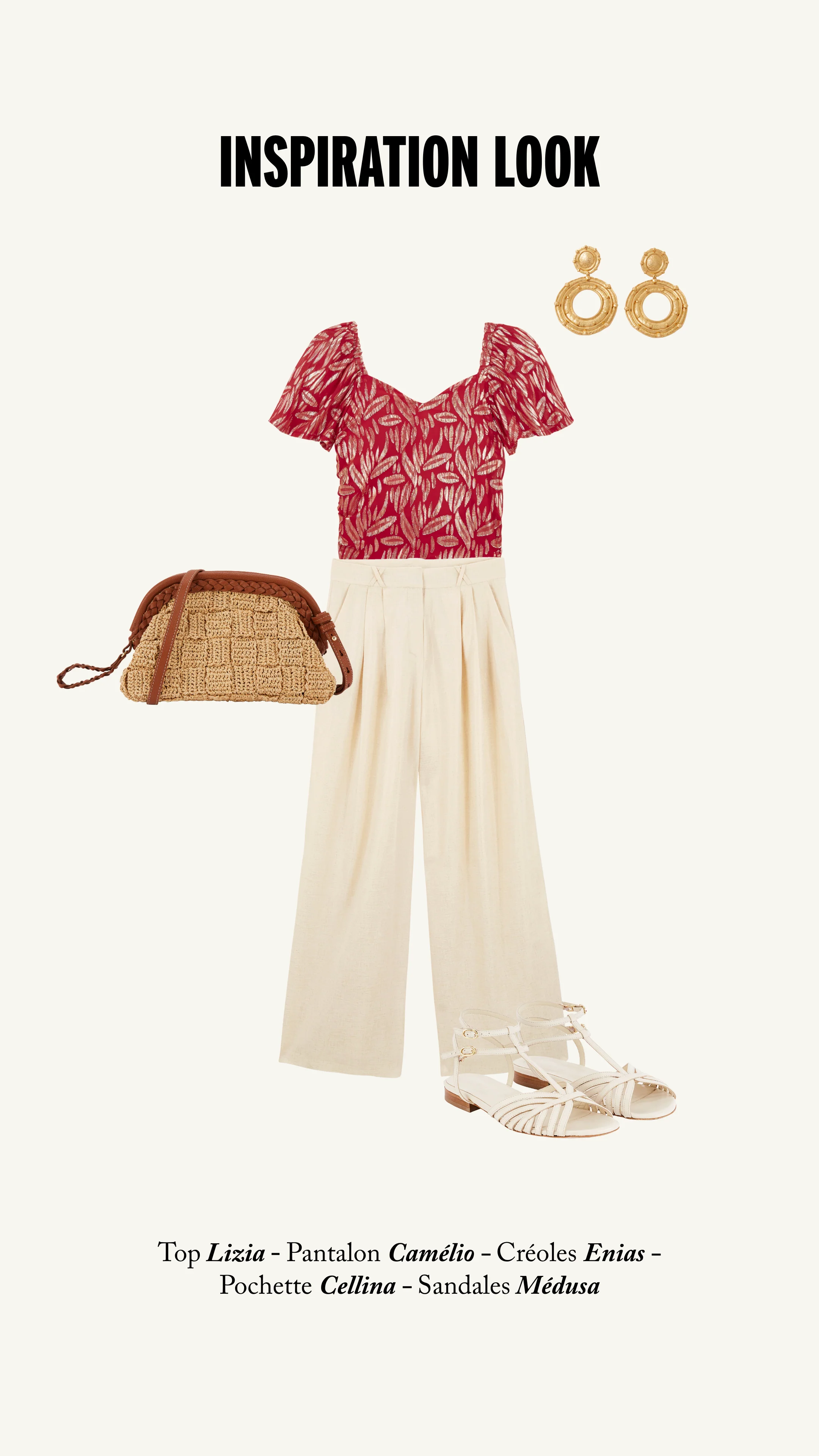Top Lizia Rouge Lurex - Image 7